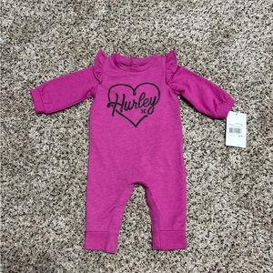 Baby girls Hurley romper